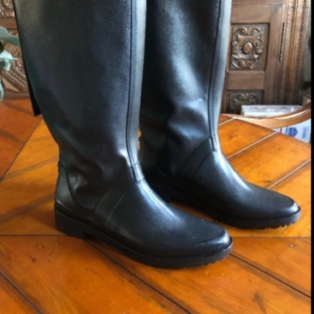 new! Stuart Weitzman | ‘Griffin’ Rain Boot Knee High